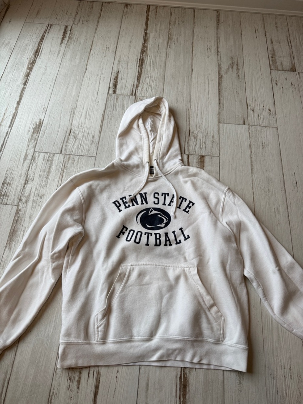 Gear For Sports White Pullover Hoodie with Black Trim